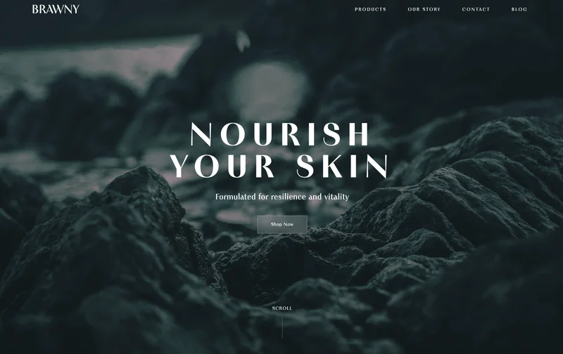 Brawny Skincare Website Development